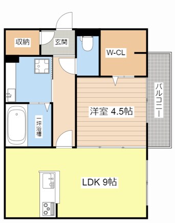 間取図 ホワイトクレイン野洲