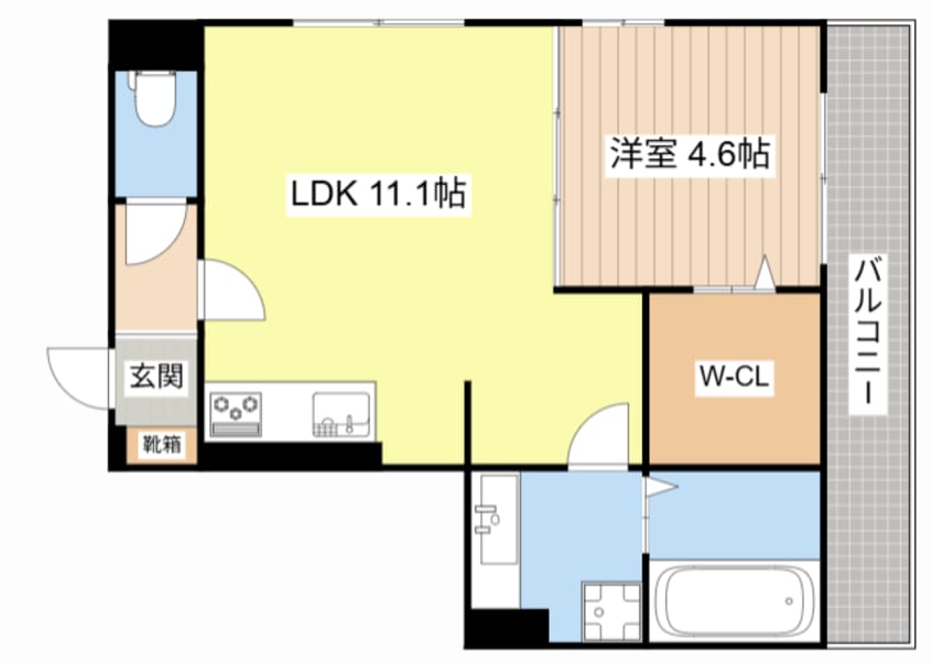 間取図 アイル東近江