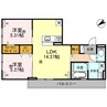 プティペル 2LDKの間取り