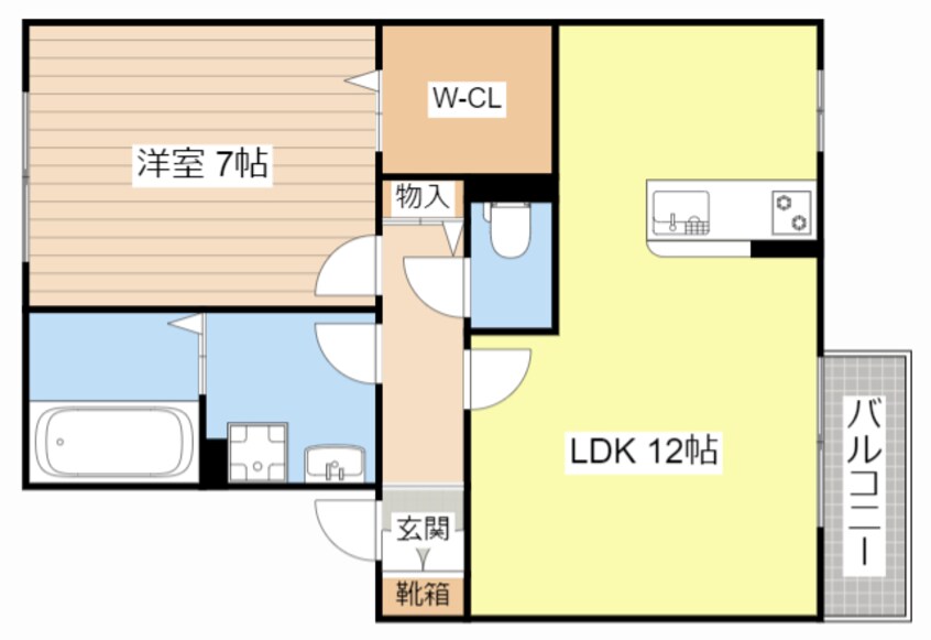 間取図 メルベーユ川崎