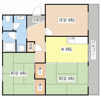 間取図 ハイツ蓮台寺