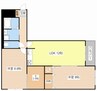 ハートフルマンションVenere 2LDKの間取り