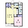 ＣＡＳＡ　ＡＺ 1LDKの間取り