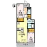 コットンハウスⅤ(ファイブ) 2LDKの間取り