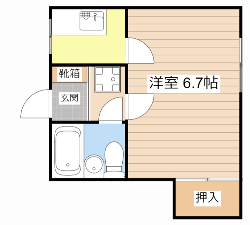 間取図 梅ノ木ハイツ