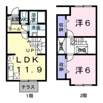 間取図 メゾン中村２