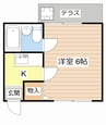 サークルハウス 1Kの間取り