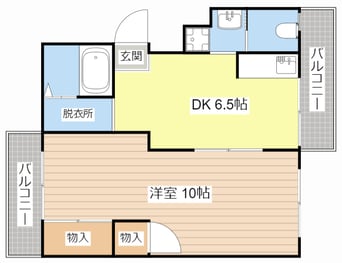 間取図 レックスＴＳＵＢＡＫＩ第３ビル