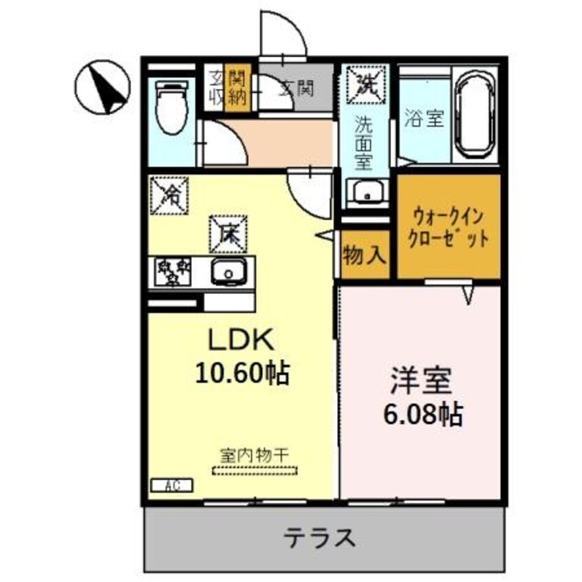 間取図 レジデンスコート栗東