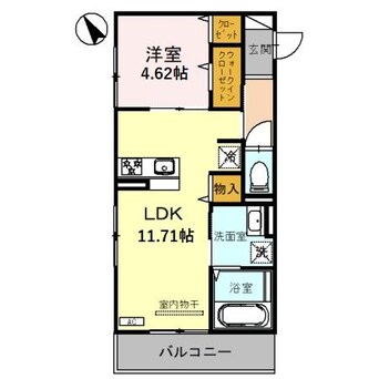 間取図 レジデンスコート栗東