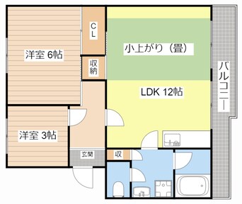 間取図 コーポ近江