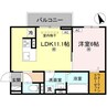 エレガンス ビュー 1LDKの間取り