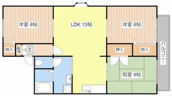 間取図 オクイハイツ