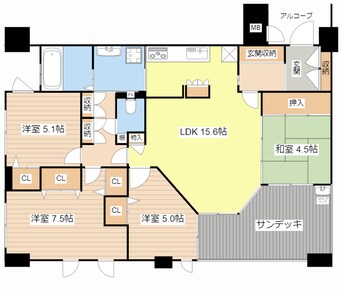 間取図 アメニティ南草津Ⅷ