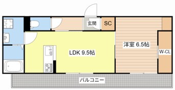 間取図 シャーロット石橋駅前