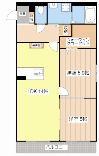 間取図 ハートフル・セレーネ