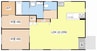 下坂中町貸家 2LDKの間取り