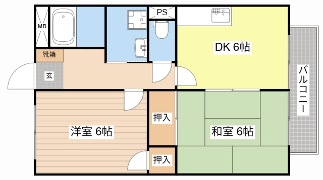 間取り図 ハイランドⅠ