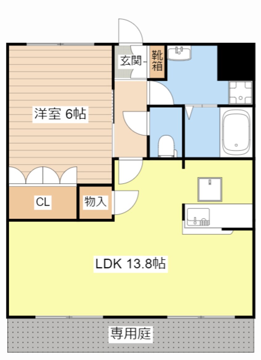 間取図 ボヌール・エスパースⅠ