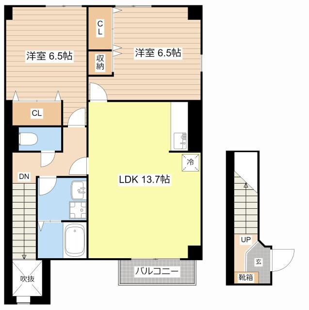 間取り図 エクレール久徳