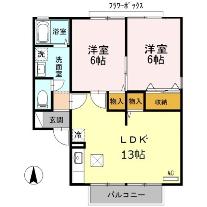 間取図 サニーハウス