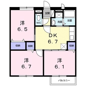 間取図 エレガンスコート舞