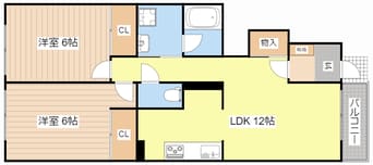 間取図 リクデロワA