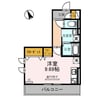チェリーブロッサム勝部 1Rの間取り