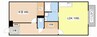 Casa Foresta 1LDKの間取り