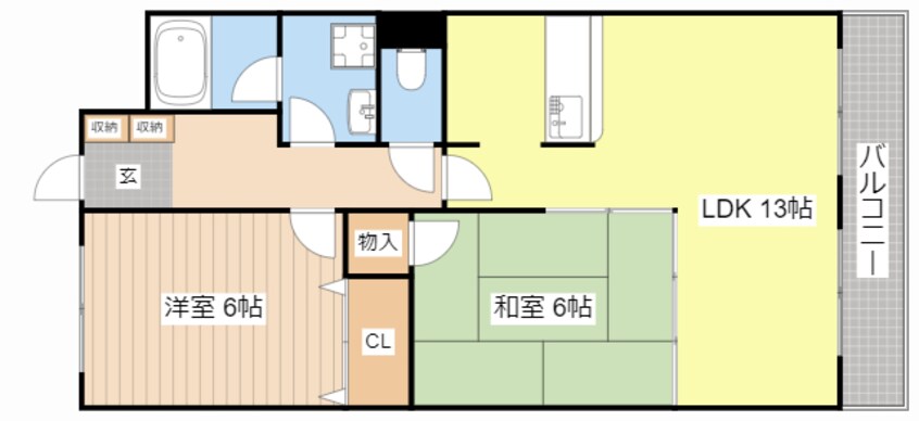 間取図 パールグレイス