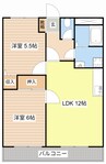 エスポワール２１ 2LDKの間取り