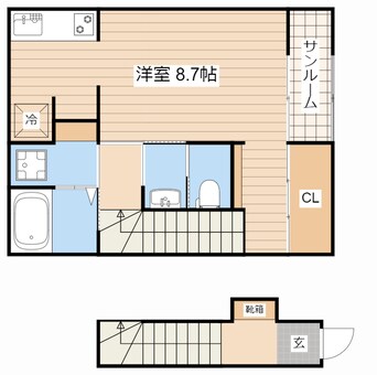 間取図 HAKULEI