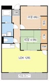 バローゼ３ 2LDKの間取り