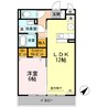 サンセッテ２１ 1LDKの間取り