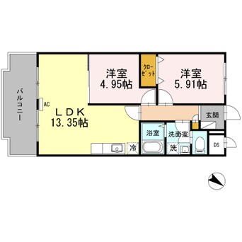 間取図 グリーンメゾン白鳥