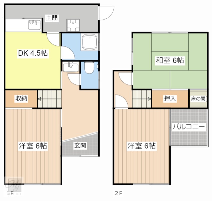 間取図 南本郷２丁目貸家