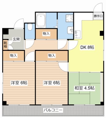間取図 レナジア近江八幡