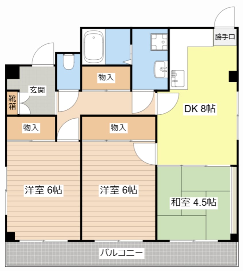 間取図 レナジア近江八幡