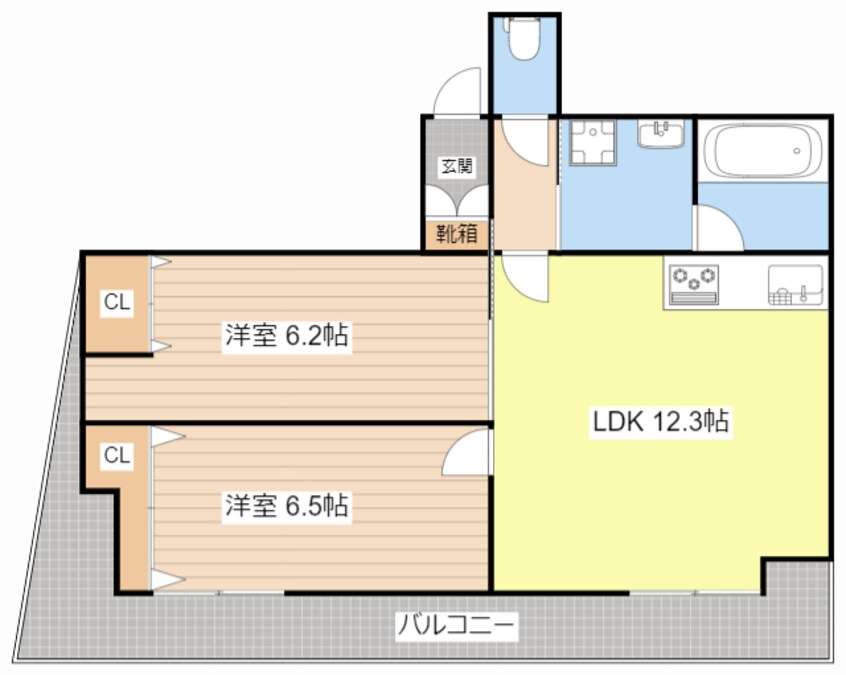 間取図 キングパレス東陽