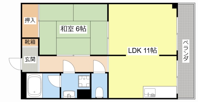 間取り図 市兵衛第1ビル