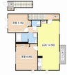 エルピーダ 2LDKの間取り