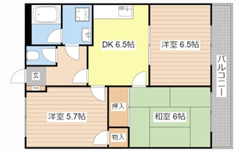 間取図 アメニティ２１