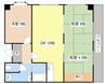 アトレＯＳマンション 3DKの間取り