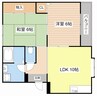 カサロッサ 2LDKの間取り