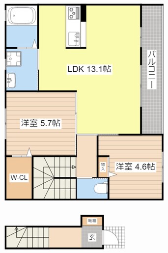 間取図 積水メゾン・安土