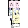 アンシャンテ 2LDKの間取り