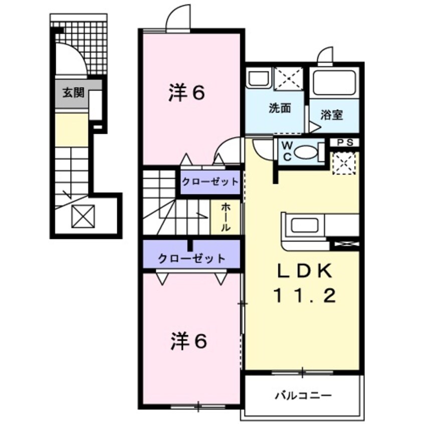 間取図 Ｈ＆Ｐ