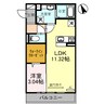 IL Fiore (イルフィオーレ) 1LDKの間取り