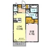 シャーロット壱番館 1LDKの間取り