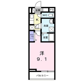 間取図 エスポワールＫ